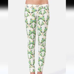 Ditto’s Birds of Paradise Skinny Jeggings Low Rise Stretch Jeans Womens 24 XS